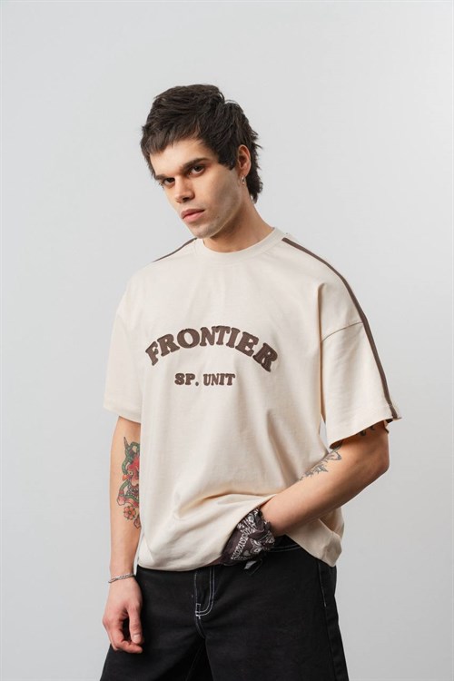 Wholesale Mens Beige T-Shirt