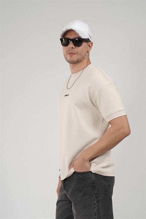 Wholesale Mens Beige T-Shirt
