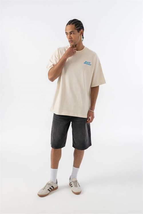 Wholesale Mens Beige T-Shirt