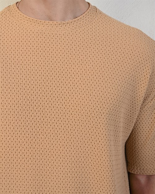 Wholesale Mens Beige T-Shirt