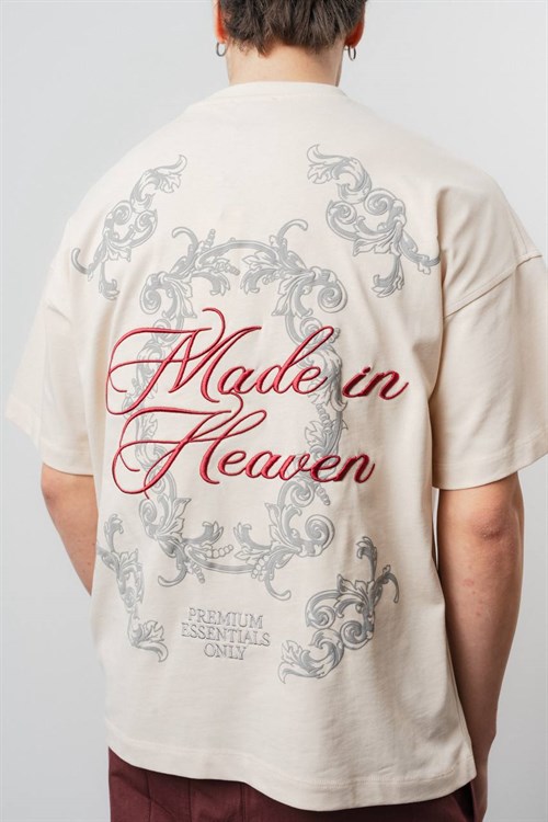 Wholesale Mens Beige T-Shirt