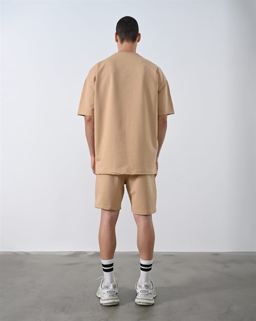 Wholesale Mens Beige T-Shirt