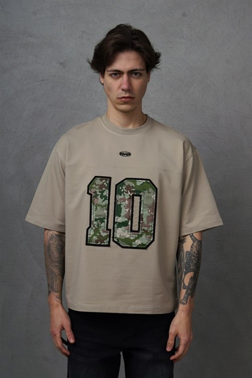 Wholesale Mens Beige T-Shirt