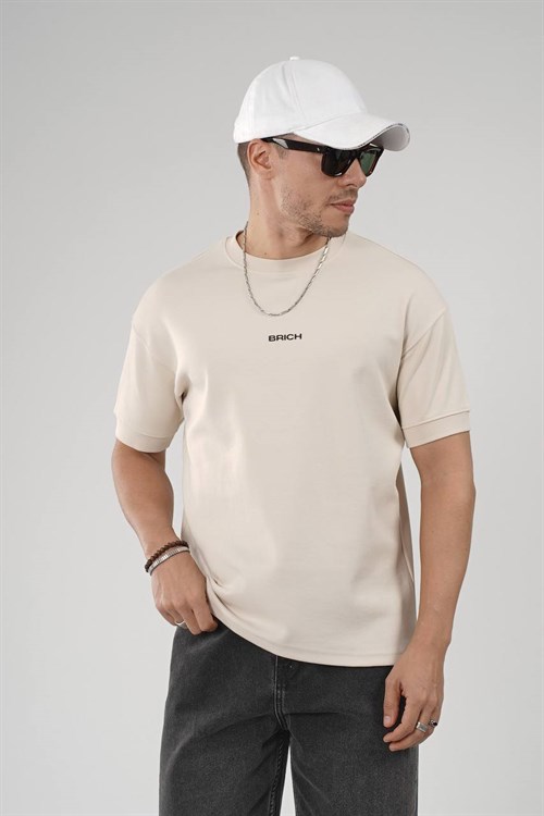 Wholesale Mens Beige T-Shirt