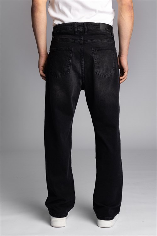 Wholesale Mens Black Baggy Jeans