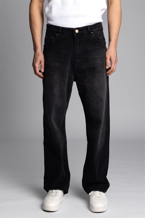 Wholesale Mens Black Baggy Jeans