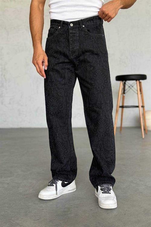 Wholesale Mens Black Baggy Jeans