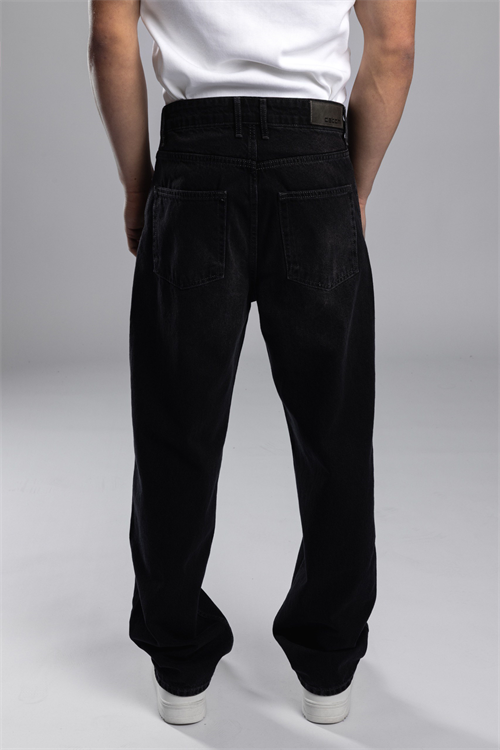 Wholesale Mens Black Baggy Jeans