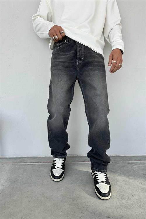 Wholesale Mens Black Baggy Jeans