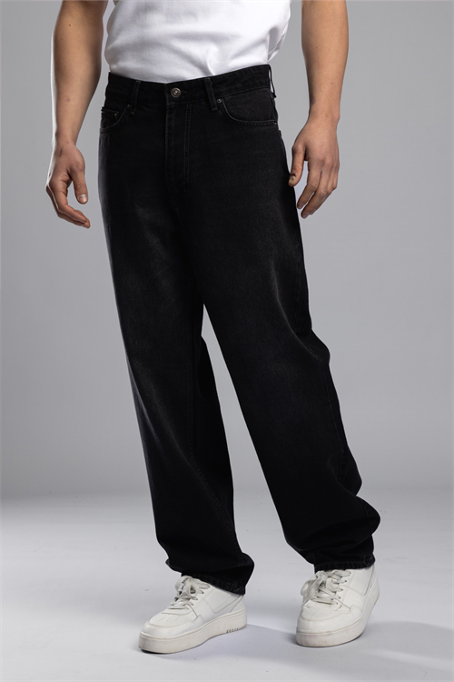 Wholesale Mens Black Baggy Jeans