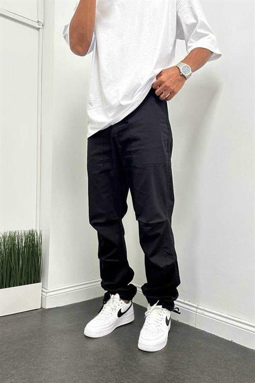 Wholesale Mens Black Baggy Pants