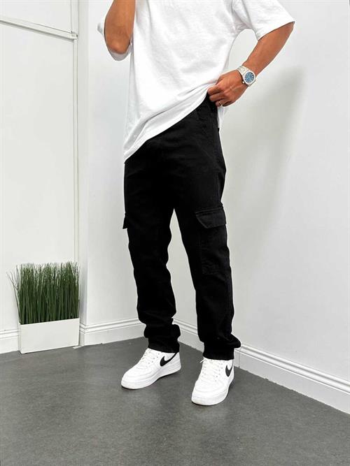 Wholesale Mens Black Baggy Pants
