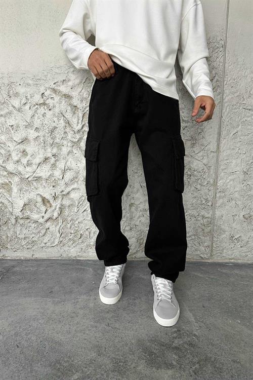 Wholesale Mens Black Baggy Pants