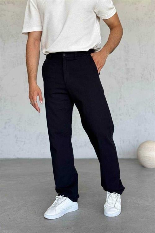Wholesale Mens Black Baggy Pants