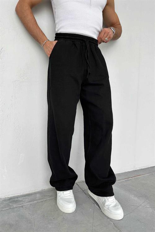 Wholesale Mens Black Baggy Pants