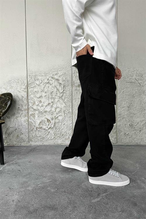Wholesale Mens Black Baggy Pants