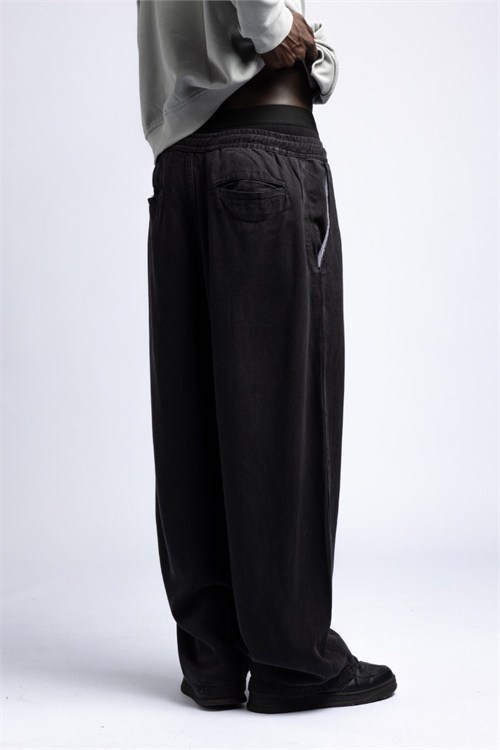Wholesale Mens Black Baggy Pants
