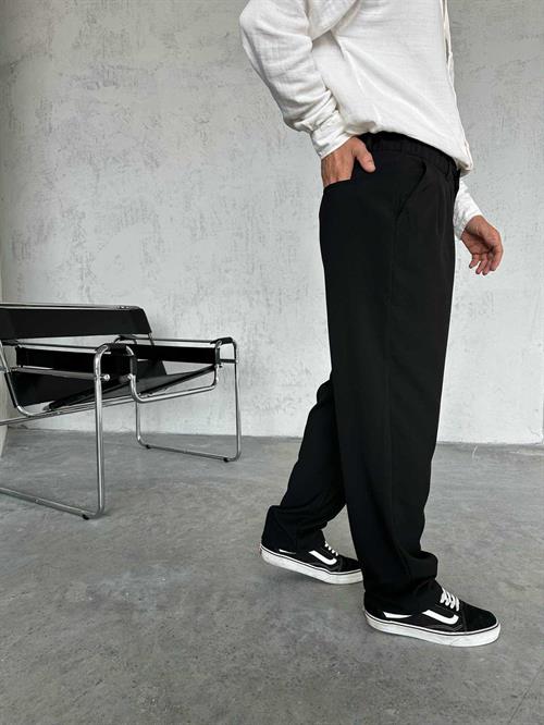 Wholesale Mens Black Baggy Pants