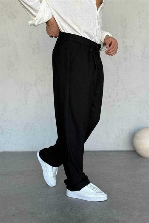 Wholesale Mens Black Baggy Pants