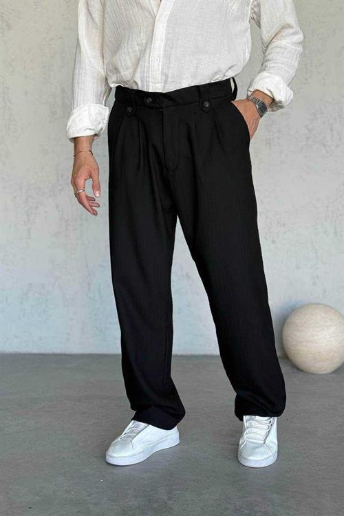 Wholesale Mens Black Baggy Pants