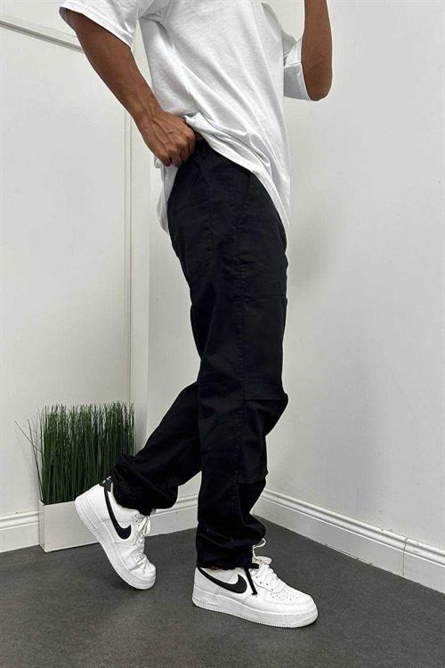Wholesale Mens Black Baggy Pants
