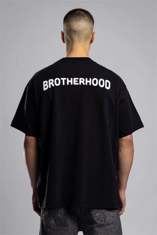 Wholesale Mens Black Basic T-shirt