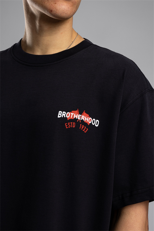 Wholesale Mens Black Basic T-shirt