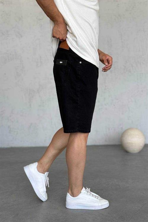 Wholesale Mens Black Denim Shorts