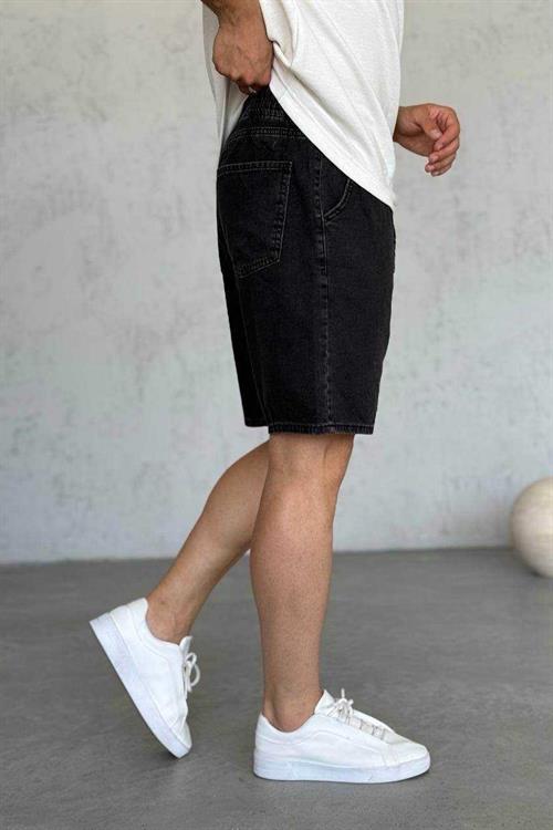 Wholesale Mens Black Denim Shorts