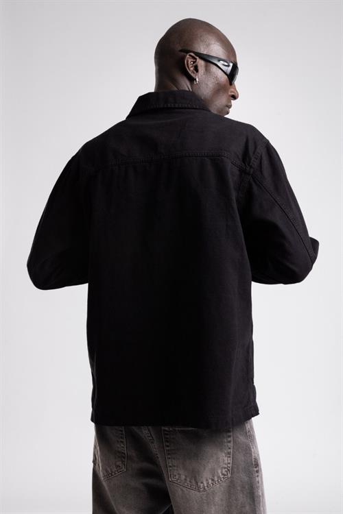 Wholesale Mens Black Gabardine Jacket