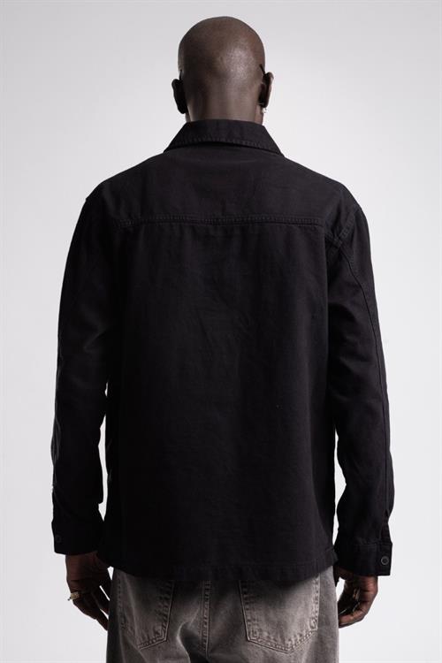 Wholesale Mens Black Gabardine Jacket