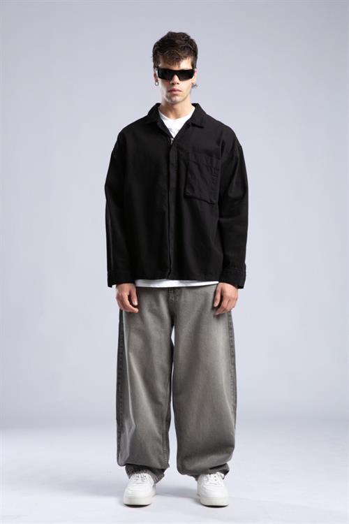 Wholesale Mens Black Gabardine Jacket