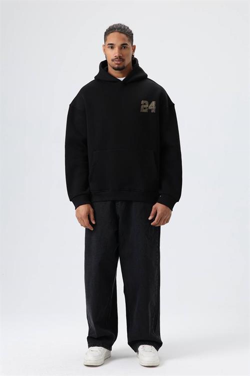 Wholesale Mens Black Hoodie