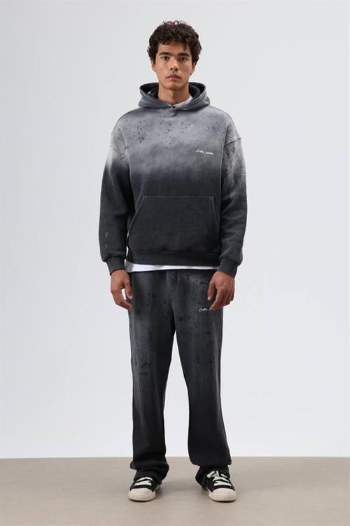 Wholesale Mens Black Oversize Tracksuit 