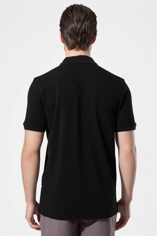 Wholesale Mens Black Polo T-Shirt