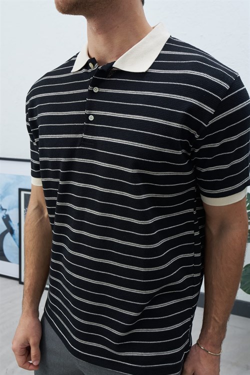 Wholesale Mens Black Polo T-Shirt