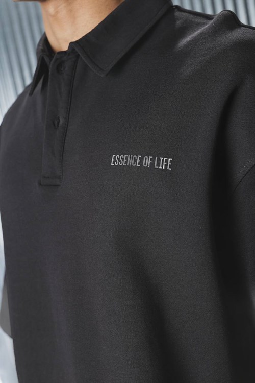 Wholesale Mens Black Polo T-Shirt 