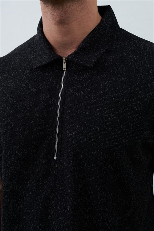 Wholesale Mens Black Polo T-Shirt