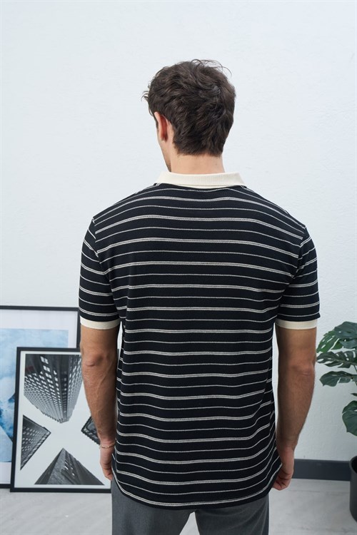 Wholesale Mens Black Polo T-Shirt