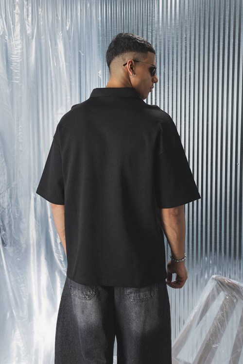 Wholesale Mens Black Polo T-Shirt 