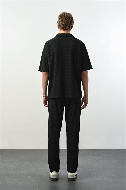 Wholesale Mens Black Polo T-Shirt