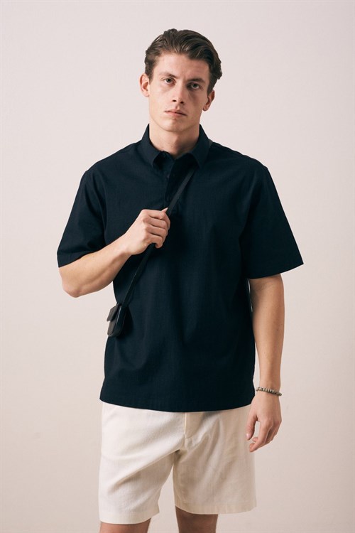Wholesale Mens Black Polo T-Shirt