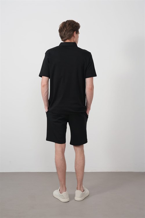 Wholesale Mens Black Polo T-Shirt