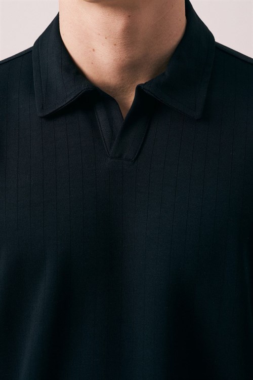 Wholesale Mens Black Polo T-Shirt