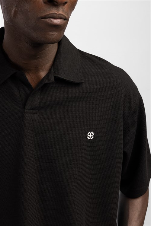 Wholesale Mens Black Polo T-shirt