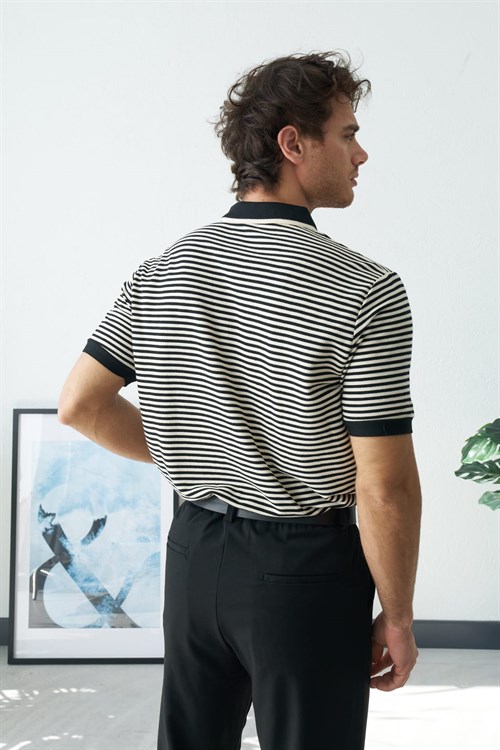 Wholesale Mens Black Polo T-Shirt