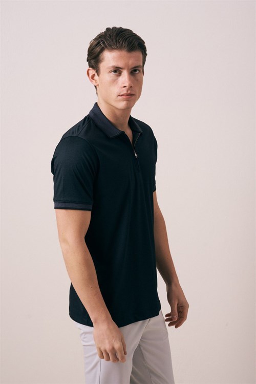 Wholesale Mens Black Polo T-Shirt