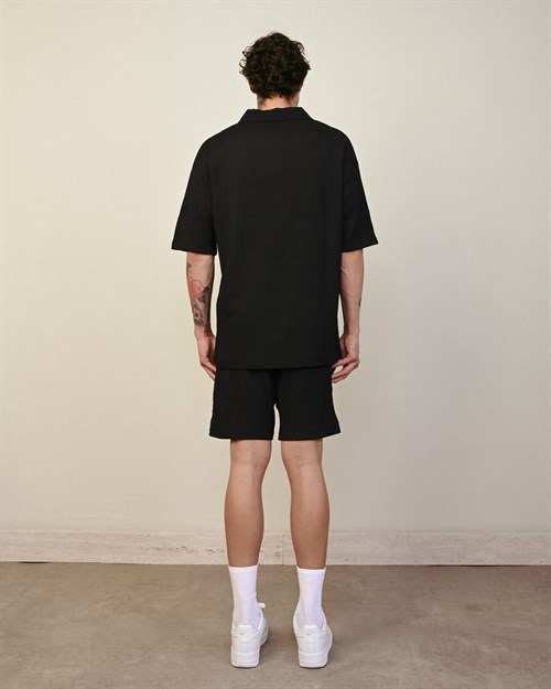 Wholesale Mens Black Polo T-Shirt