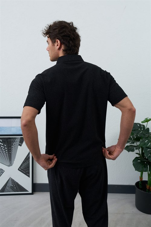 Wholesale Mens Black Polo T-Shirt