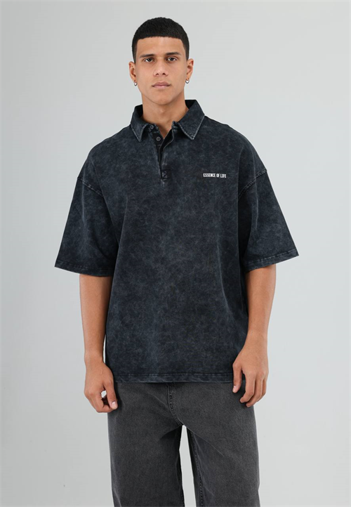 Wholesale Mens Black Polo T-Shirt